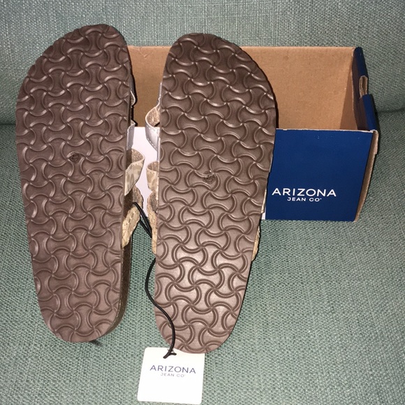 Arizona Jean Co-NWT-Woman’s Slip on Footbed Sandals-Size 10 Medium - Picture 11 of 13